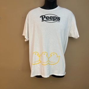 Peeps T Shirt Large Gently worn 100% cotton